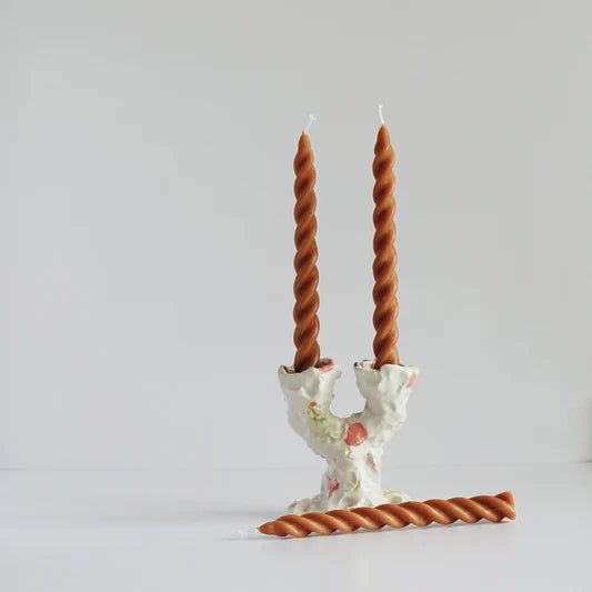 Spiral Taper Candle - Trio