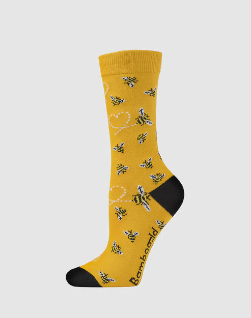 Heart Bees Women's Sock