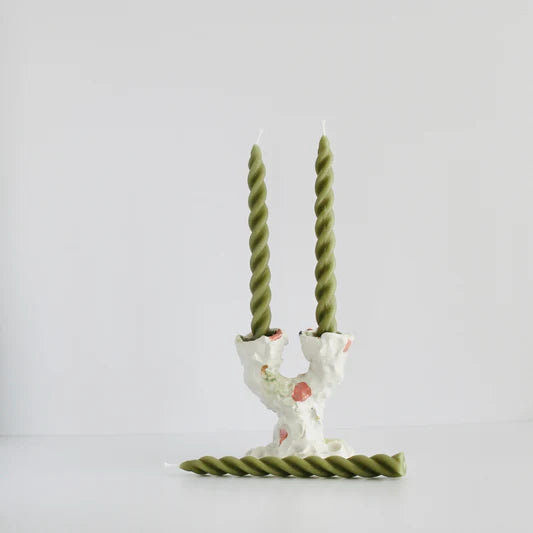 Spiral Taper Candle - Trio