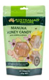 Manuka honey candy with lemon and ginger 30's