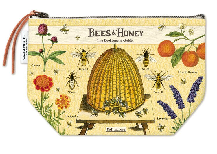 Bees & Honey Vintage Pouch