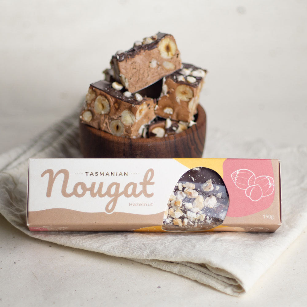 Hazelnut Honey Nougat