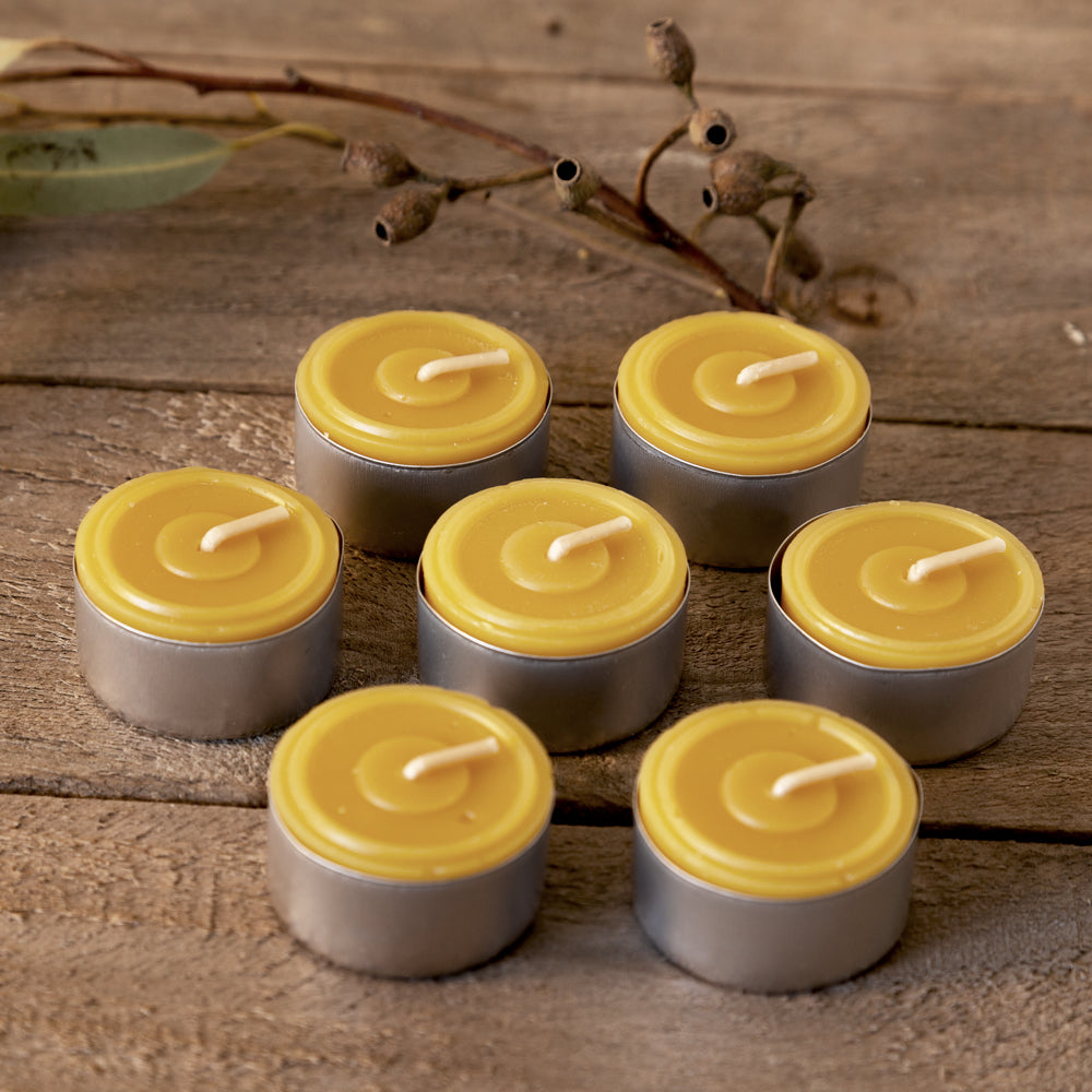 7 Pure Beeswax Tea Lights