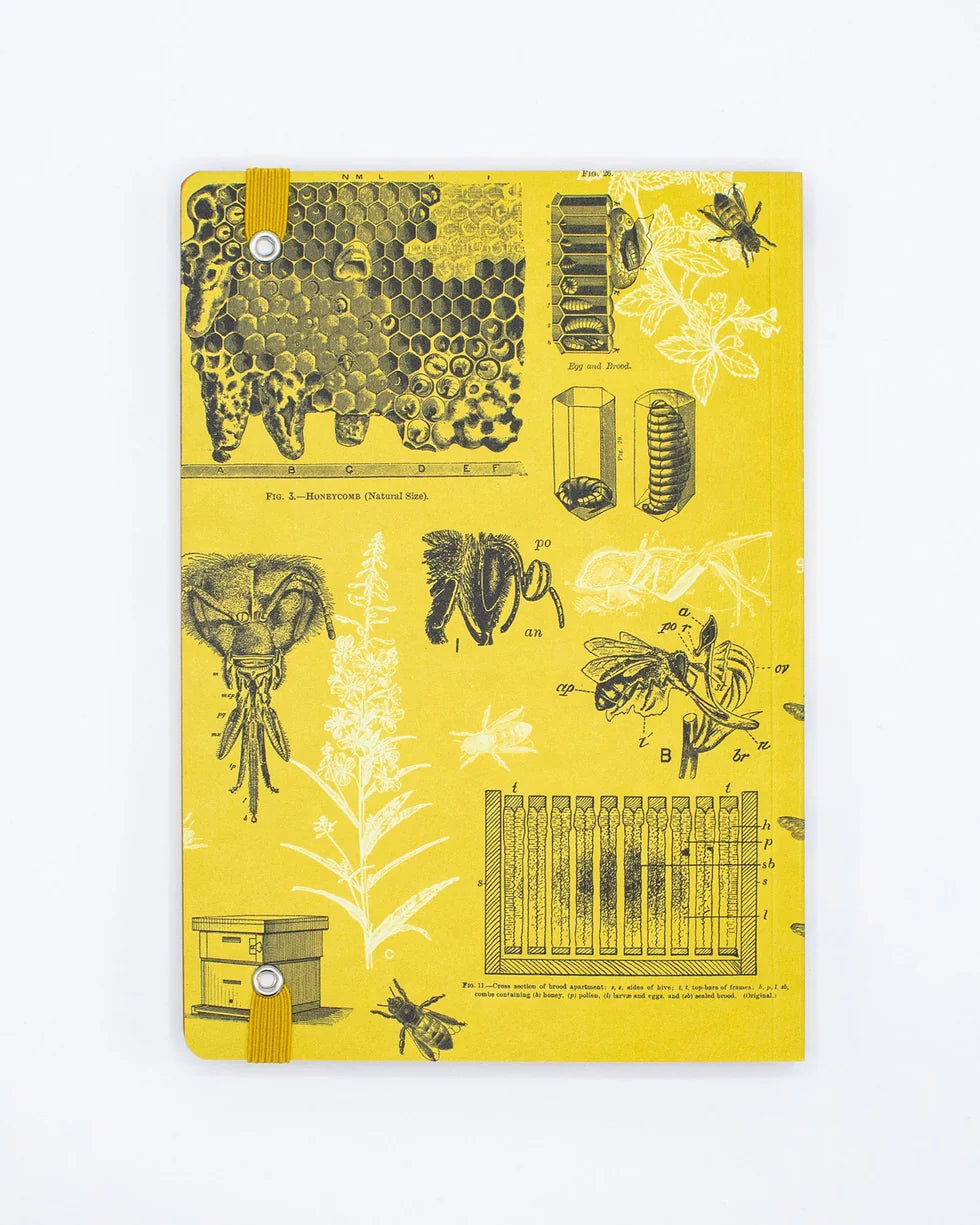 Honey Bees A5 Softcover Note Book