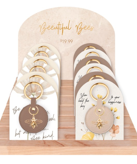 Keyring Beautiful Bees