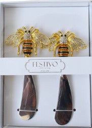 Spreader Bee Set 2 Crystals