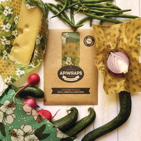 Apiwraps Kitchen Basics - 1 small, 1 medium, 1 large
