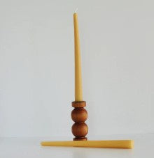 Beeswax Taper Candle set of 2
