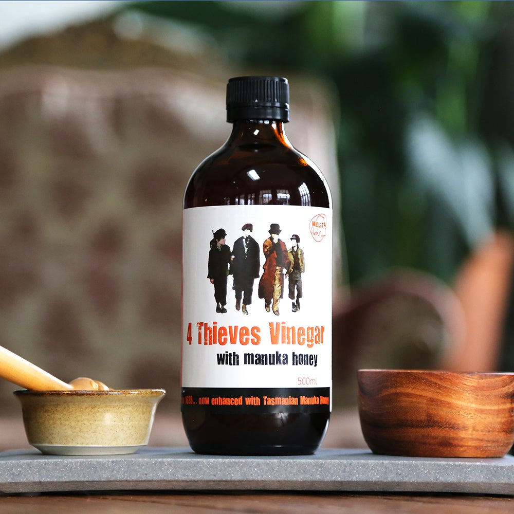 Four Thieves Vinegar with Manuka Honey