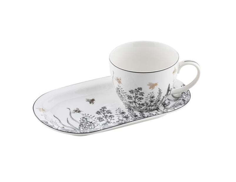 Queen Bee Mug and Plate Set