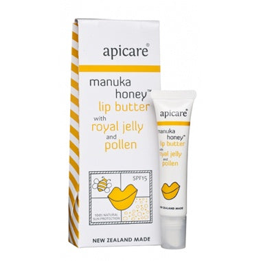 Manuka Honey Lip Butter with Royal Jelly and Bee Pollen