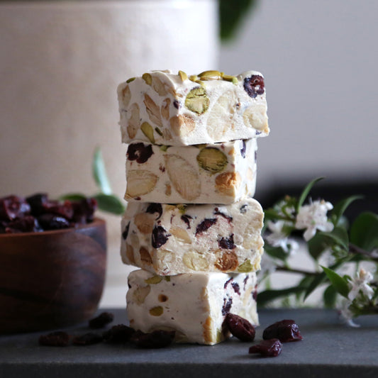 Cranberry Honey Nougat