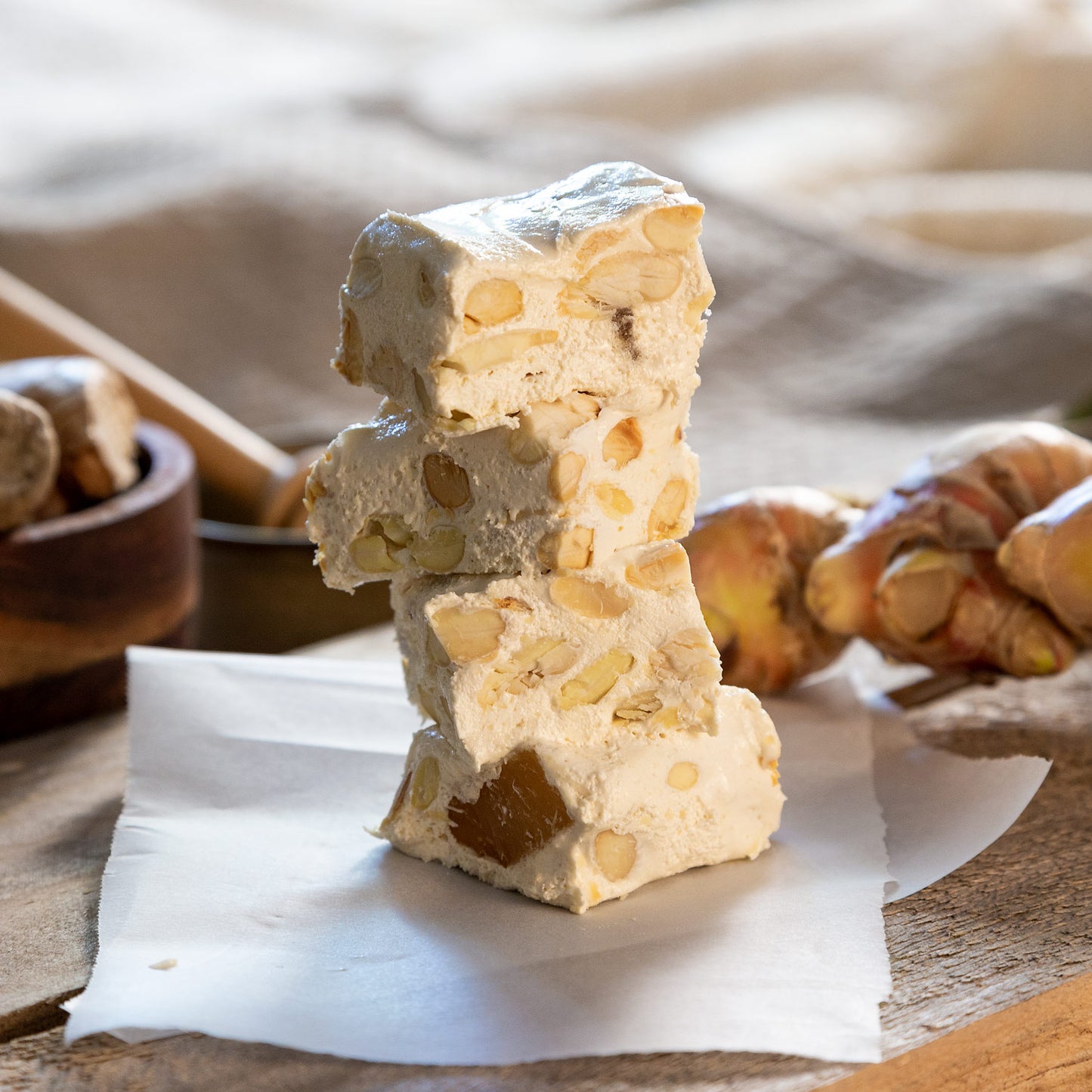 Ginger Honey Nougat