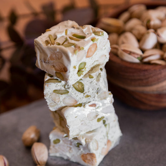 Pistachio Honey Nougat