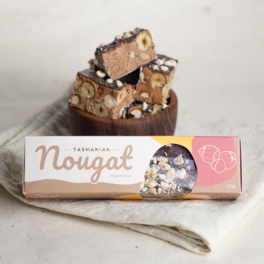 Hazelnut Honey Nougat
