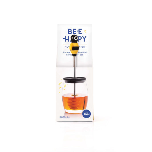 Bee Happy - Honey Dipper & Jar