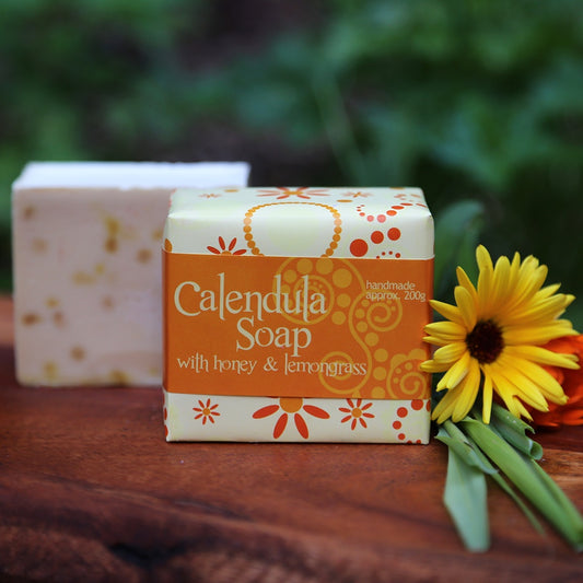 Calendula Soap with Lemongrass and Honey