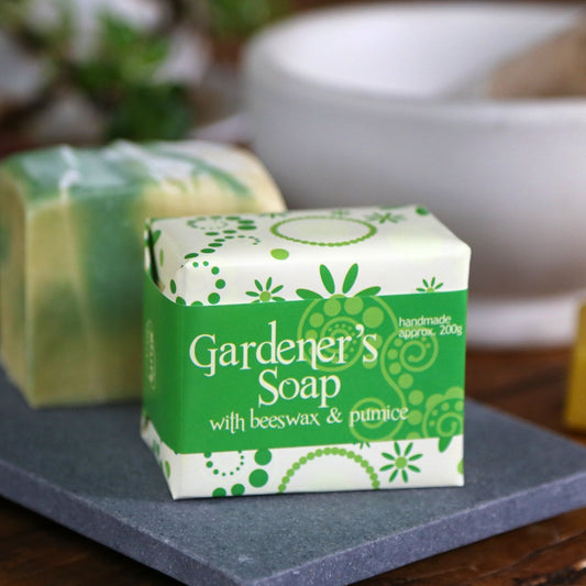 Gardener's Soap with Beeswax and Pumice
