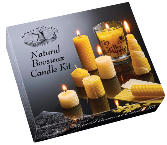 Natural Beeswax Candle Kit