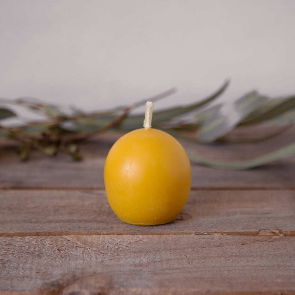 Spherical Beeswax Candles