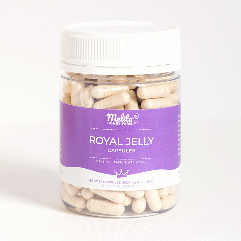 Royal Jelly Capsules Melita Honey Farm