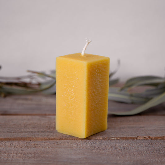 Square Pillar Beeswax Candles