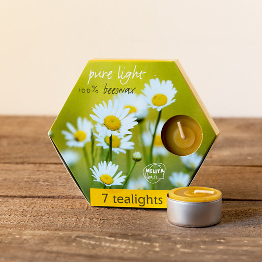 7 Pure Beeswax Tea Lights